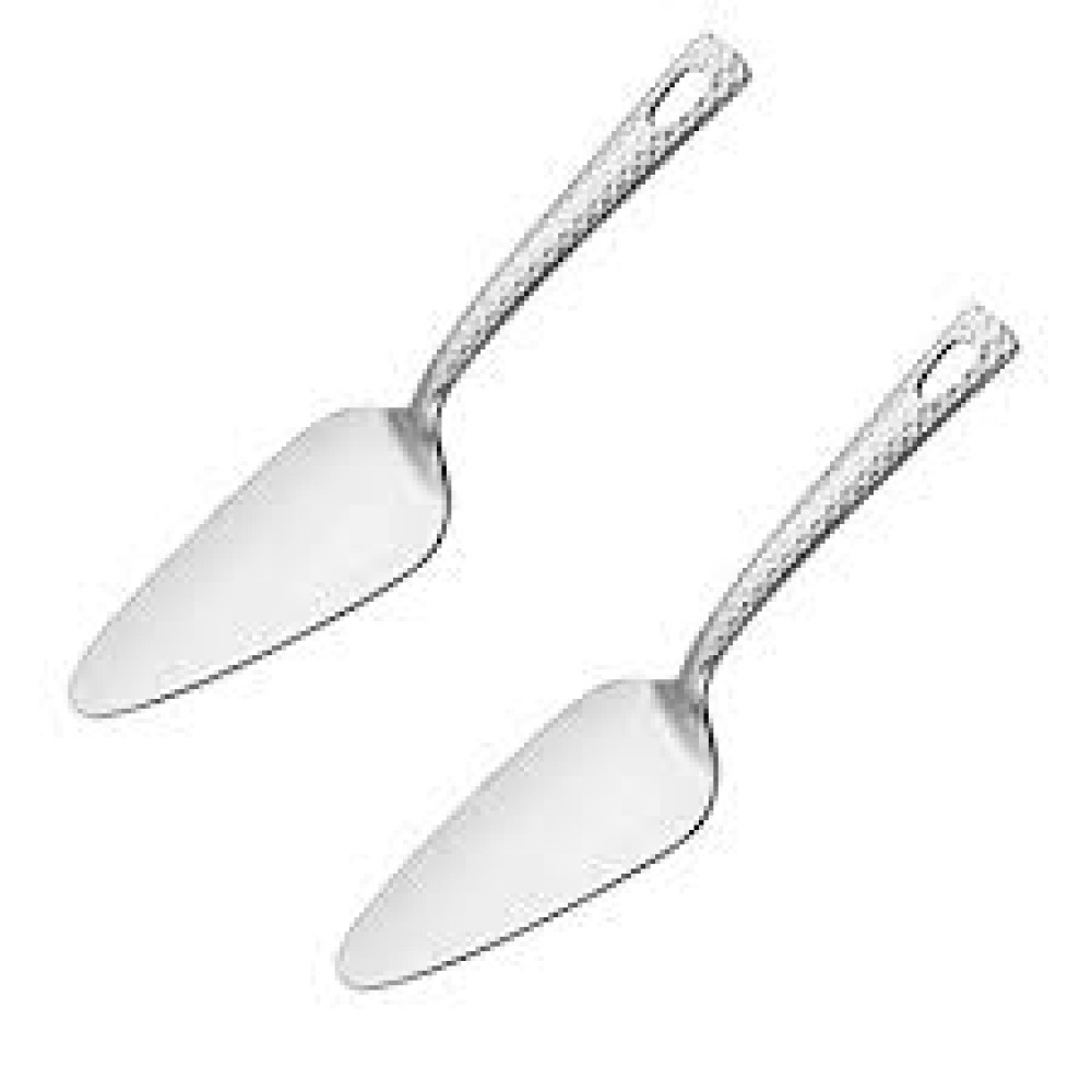 Cake Server SS Handle Hammered